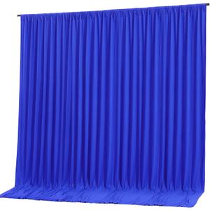 10x10ft Royal Blue Backdrop Curtain Panels for Parties - Wrinkle Free Polyester Photo Curtain Backdrop Wedding Back Drop Fabric Drapes for Party Decorations Background for Photography