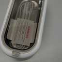 Ultrasonic Jewelry Cleaner, 48KHz Ultrasonic Cleaner Machine for Jewelry, Eyeglasses, Rings, Watch Strap, Dentures-Dual Cleaning Modes, 304 Stainless Steel Tank (White)