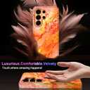 Casetego for Galaxy S26 Ultra Case,Compatible with MagSafe,[Military Grade Drop Test] Full Body Protection Slim Shockproof Rugged Marble Women Case for Samsung Galaxy S26 Ultra 5G 6.9 inch,Orange