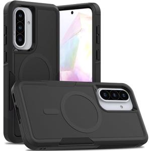 Dionsibei Designed for Samsung Galaxy A36 5G Case 2 in 1 Military Grade Drop Heavy Duty Rugged Shockproof Protective Cover Case for Galaxy A36 5G Phone Case (Black)