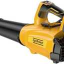 Leaf Blower Cordless for DEWALT 20V Max Battery, 650CFM/160MPH 26000RPM Brushless Motor w/Turbo Mode & 4 Adjustable Speed, Lock-On Switch, Electric Leaf Blower for Lawn Care Cleaning