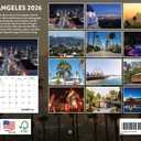 Los Angeles Calendar 2026 LA California Wall 12 Month Monthly CA Scenic Souvenirs Californian Themed Gifts | American Made In The USA