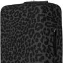 Black Leopard Travel Luggage Covers Elastic Washable Animal Texture Skin Suitcasee Protector Travel Suitcase Baggage Covers For Kid And Adult Travel Case, M (Fit 22-24 Inch Luggage