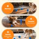 Xeuch Smart Interactive Dog Balls, Automatic Moving Ball for Medium and Large Dogs, ETPU New Material, Motion Activated Rolling & Rotating Bouncy Toy for Dog Enrichment & Stimulation