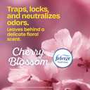 Glad Small Trash Bags 4 Gallon, Febreze Cherry Blossom Garbage Bags, Odor Resistant with Drawstring, 80 Count