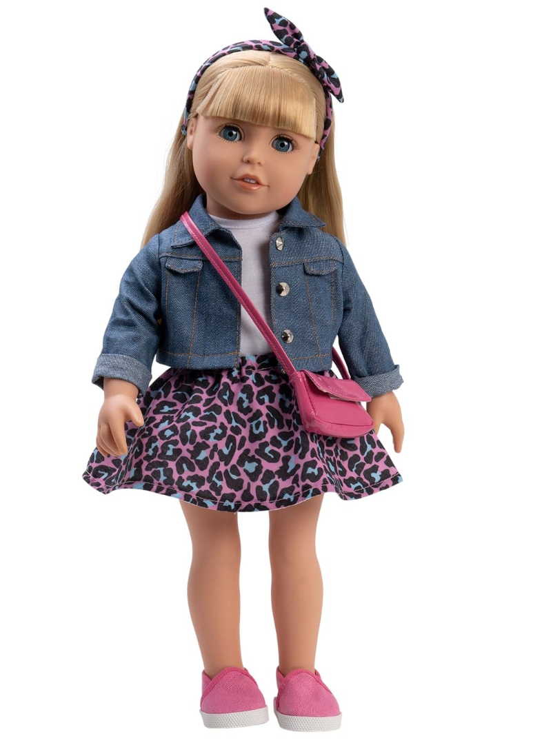 Amazing Girls 18 inch Doll Claire Cheetah Chic