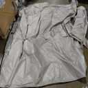 Bimini Top Replacement Canvas with Light Hole for Boat, 4 Bow 8L 91-96W Bimini Top Cover with Storage Boot, 900D Heavy Duty Waterproof Marine Polyester, Without Frame, Gray