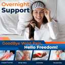 DR. BRACE Adjustable Wrist Brace Night Support for Carpal Tunnel, Doctor Developed, Upgraded with Double Splint & Therapeutic Cushion,Hand Brace for Pain Relief,Injuries,Sprains (S/M Right Hand, Black-Orange)