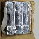 Ceiling Curtain Double Track Set 9FT Silent Heavy Duty Double Curtain Track Ceiling Mount White for Bedroom Living Room Office Festive Decorations