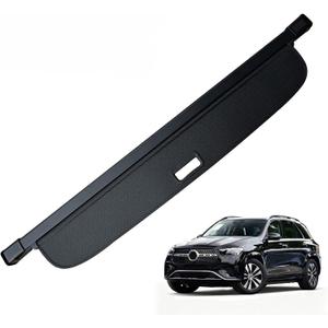 MIALUTY® Cargo Cover for 2020-2026 Mercedes Benz GLE350 GLE450 Retractable Trunk Cover GLE Accessories Anti-Peeping Anti-Theft Privacy Screen,Trunk Luggage Shield Shade Carbon Fiber Texture