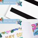 2 x Magnetic Calendar for Fridge - Magnetic Calendar 2026, Jan.2026 - Dec.2026, 8"  10", 2026 Calendar, Tear-off Pad, Blocks with Julian Dates - Floral