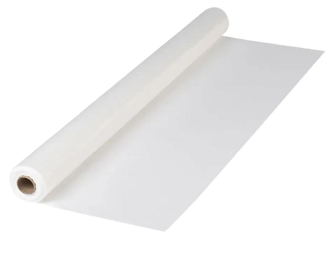 Hoffmaster 114000 Plastic Tablecover Roll, 300' Length x 40" Width, White
