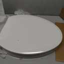 Raised Toilet Seat 3 Inch for Standard Elongated Toilets 18–19 Inch Bowl Length, Not Compatible with Round or One-Piece Toilets, Slow-Close Lid, Non-Slip Stable Design, 772 lb Capacity