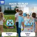 TOY Life Bean Bag Toss Game, Carnival Party Games, Cornhole Set for Kids Outdoor Games, Outside Toys for Kids Ages 4-8, Yard Outdoor Toys for Toddlers 3-5, Gifts for 3 4 5 6 7 Year Old Girls & Boys