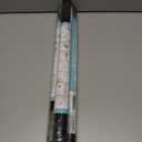 3 x Blackout Window Film, Window Privacy Film Frosted Faux 3D Floral Decorative Static Cling Heat Blocking Window Tint, Black, 17.5" x 78.7"