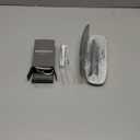 Aquasonic Vibe Series Ultra-Whitening Toothbrush  ADA Accepted Electric Toothbrush - 8 Brush Heads & Travel Case  40,000 VPM Motor & Wireless Charging - 4 Modes w Smart Timer  Charcoal Metallic