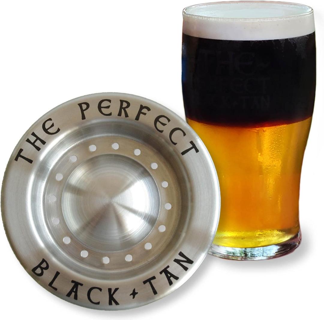 The Perfect Black and Tan Beer Layering Tool - Bartender/Bar Accessory for Layered Beer Cocktails