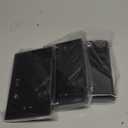 3x5 Picture Frame Set of 3, Black Aluminum Metal Photo Frames with HD Glass, Fits 2x3 with Mat or 3 x 5 without Mat, Display for Wall and Table