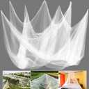 Mosquito Netting,10 50 Ft Mosquito Mesh Screen for Patio,Fly Insect Bird Net Barrier Garden Mesh Netting for Protect Vegetables Fruits from Birds Bugs,White