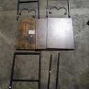 TUTOTAK Bar Cart, Home Bar Serving Cart with 3-Tier Shelf, Drink Cart with Rack, Glass Holder, Rolling bar carts for The Home, Living Room, Brown BC01BB035