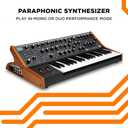 MOOG Subsequent 37 Paraphonic Analog Synthesizer and MIDI Keyboard with 37 Semi Weighted Keys, Headphone Amp, 256 Presets, Screen and Software Editor