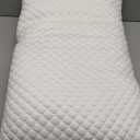 Cooling Pillows Queen Size Set of 2, Memory Foam Pillows with Zipper, Firm Bed Pillows Adjustable for Hot Side Back Stomach Sleepers (White)