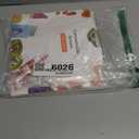 [100 Pcs] Biodegradable Compostable Disposable Colorful Straws - PLA Plant Based Drinking Straws for Juice Coffee Cocktail Cold Drinks (8.25" LongX0.23" Wide)