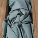 PHI VILLA 15ft Large Patio Umbrellas with Base, Outdoor Double-Sided Rectangle Market Umbrella for Pool Lawn Garden, Mint Green