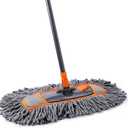CLEANHOME Microfiber Dust Mop for Hardwood Floor Cleaning, Dry and Wet Baseboard and Floor Duster, Household Cleaning Tool for Kitchen, Bathroom