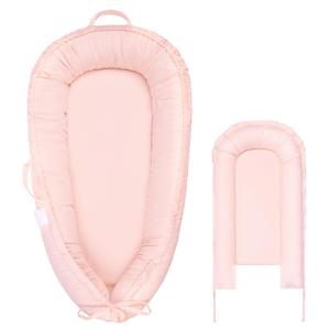 Baby Lounger Cover for Boys and Girls, Pink 100% Cotton Baby Nest Cover, Breathable Replacement Cover for Infant and Newborn Snuggle Me Lounger, Cover Only