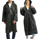 Opret 2 Pack Raincoats for Adults Reusable, EVA Rain Ponchos Lightweight Rain Coat Waterproof Rain Gear for Men and Women