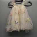 NNJXD Baby Girl Tulle Dress Casual Flower Embroidery Toddler Dresses Size 2-3T