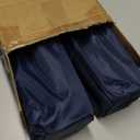 Folding Camping Chair with Cup Holder, 225lbs Capacity, Portable Foldable Chair with Large Anti-Sink Feet, PE Coated Fabric for Outdoor, Beach, Fishing, Backpacking, Blue 2PCS