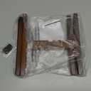 Natural Bamboo Plant Stand Indoor, Adjustable Plant Shelf Indoor Fits 8-12 Inch Pots, Mid Century Modern Decor to Refresh Your Space(Pot & Plant Not Included)