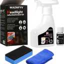 Headlight Restoration Kit, Automotive Headlight Cleaner Oxidized and Yellowed Head Light Restoring Kit for All Vehicle Types (400, Grams)