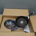 Circulon Radiance Hard Anodized Nonstick Frying / Fry Pan Set / Skillet Set - 8.5 Inch, 10 Inch, and 12.25 Inch , Gray