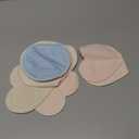 Bamboobies Nursing Pads, Ultra-Soft Velour, Reusable, Washable & Leak-Proof, 6 Ultra-Thin and 2 Overnight Pads for Breastfeeding