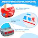 2 x Bath Toys for Toddlers 1-3 - Toy Car Mold Free Baby Bath Toys for Infants 6-12 Months No Hole Bath Toys for Babies Toddlers Bathtub Toys Pool Toys Bath Toys for Kids Ages 1-3 Water Toys for Kids
