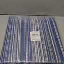 5x7 Ft Blue White Outdoor Rug RV Plastic Straw Mat Camping Beach ...