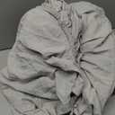 Amazon Basics Twin XL Bed Sheet, 3-Piece Bedding Set, Double Brushed Microfiber, Ultra Soft, Easy Care, Grey