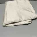 MYSKY HOME Natural Living Room Curtains Boho Semi Sheers Light Filtering Back Tab Privacy Drapes for Patio Pergola Gazebo Nice Vertical Elegant Style, Beige White, 50 x 95 Inches, 2 Panel Sets