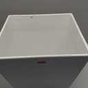 Novelty Artstone 35122 Ella Square Planter, White