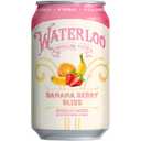 Waterloo Sparkling Water, Banana Berry Bliss Naturally Flavored, 12 Fl Oz Cans (Pack of 12)  Zero Calories and Zero Sugar or Sweeteners