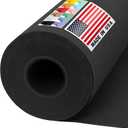 36" x 1200" USA Made Black Kraft Paper Roll, 45 lbs Thickness, American Quality Paper for School, Crafts, Art, Bulletin Board - Odorless, Non-Toxic, Safe for Kids