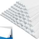 60PCS Peel and Stick Pool Cove, Closed Cell Foam Above Ground Pool Cove with Adhesive Backing, 24' Round Pool Liner Protection, Prevents Pool Liner Wear & Tear, Easy DIY Installation