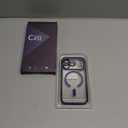 Glitter for iPhone 17 Pro Case with Eye-catching Integrated Lens Protection, [Sparkly Bling Back Panel] [Seamless Work with Magsafe] Cute Women Girly Magnetic Phone Case for iPhone 17 Pro 6.3" Blue