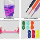 BQTQ 40 Pairs Colored Shoe laces Flat Shoelaces Multipack Shoestrings for Sneakers Skates Sport Shoes Boots (40 Colors) (Pink)