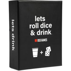 Lets Roll Dice & Drink | Drinking + Challenge Dice Game | Ages 21+