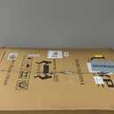 ULIKE Gold Wavy Mirror for Bathroom, 36x24 Oval Vanity Mirror for Over Sink, Metal Frame Tempered Glass Asymmetrical Wall Decor, Bedroom Living Room Entryway, Horizontal/Vertical