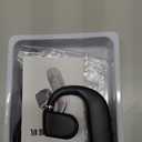 One Ear Headset Open Ear Air-Bone Conduction Headphones Wireless Bluetooth Headset Earpiece with Microphone for Cell Phones 30H Playtime Air-Bone Conducting Ear Piece Earphones for Sports Work (Black)